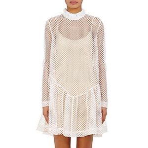 Jourden's white lace dress